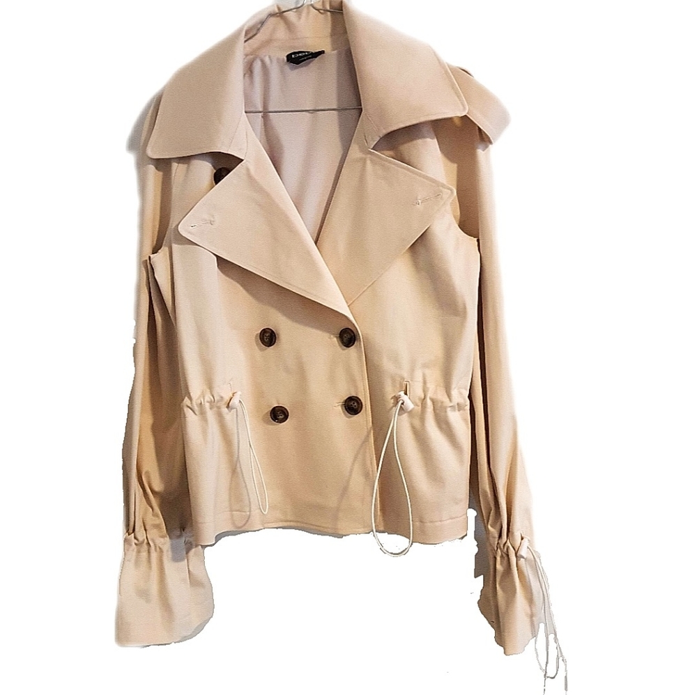 BEBE beige winter trench coat
